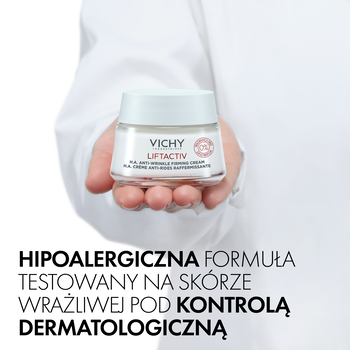 Vichy Liftactiv H.A., przeciwzmarszczkowy krem ujędrniający z kwasem hialuronowym, bezzapachowy, 50 ml