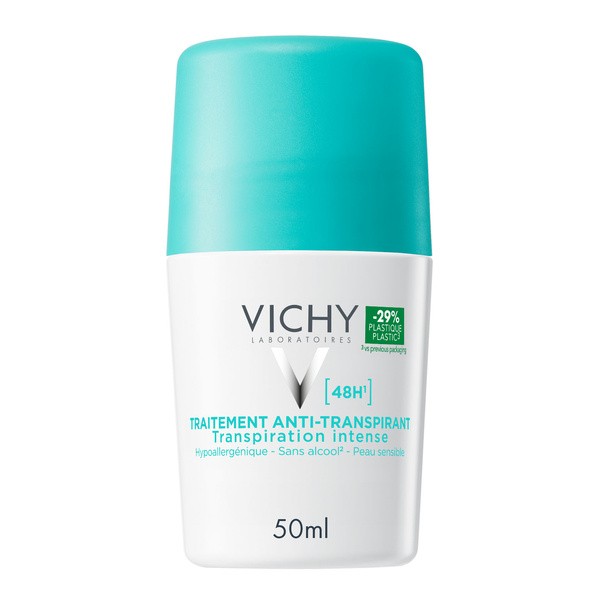 Vichy Vichy, 48-godzinny intensywny antyperspirant, 50 ml — Składniki i ocena