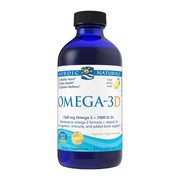 Nordic Naturals, Omega-3D 1560 mg, płyn, smak cytrynowy, 237 ml        