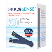 alt Paski testowe do glukometru, Glucosense, 50 szt.
