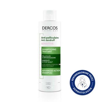 Vichy Dercos, szampon przeciwłupieżowy, skóra wrażliwa, 200 ml