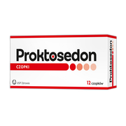 Proktosedon, czopki doodbytnicze, 12 szt.