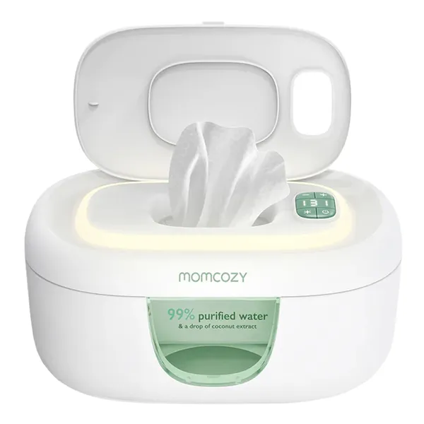 Подогреватель влажных салфеток Momcozy Large Capacity, 4 уровня температуры, с ночником