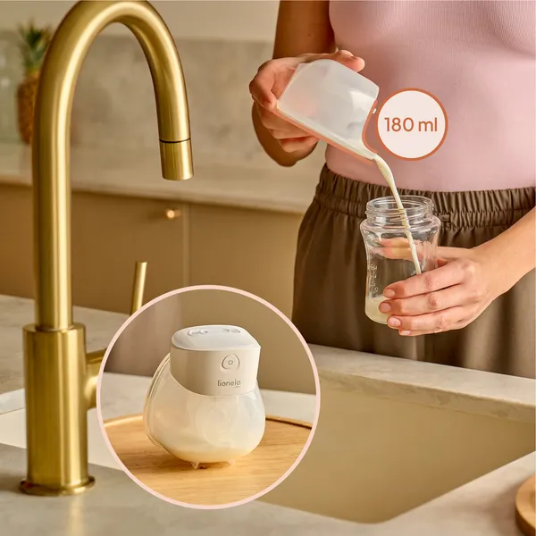 Молокоотсос Lionelo Fidi Free Lumi электрический hands-free, одинарный, двухфазный — фото 2