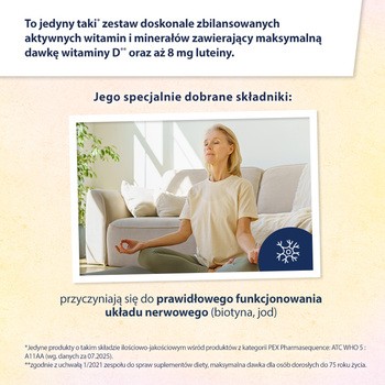 Vita-Miner Senior D3 + Luteina, tabletki, 60 szt.