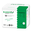 Bambiboo Cottonwear, jednorazowe pieluszki z bawełną organiczną i wycięciem na pępek, 1 Newborn, (2-4 kg), 28 szt.