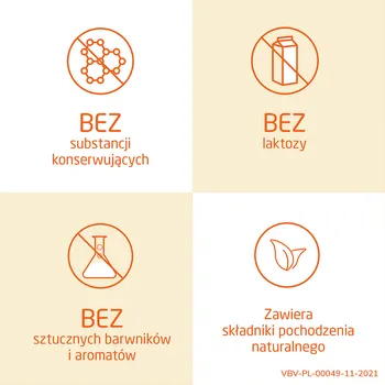 Vibovit Junior o smaku pomarańczowym, proszek, 2 g, 44 saszetek