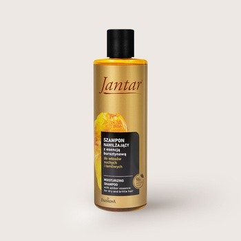 Farmona Jantar, szampon nawilżający z esencją bursztynową do włosów suchych i łamliwych, 300 ml