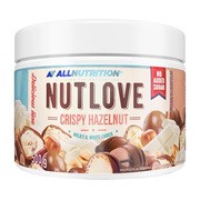 Allnutrition Nutlove Crispy Hazelnut, krem czekoladowy z białą czekoladą i orzechami laskowymi, 500 g https://azcdn.doz.pl/image/d/product/6d79670f-scale-180x180.png