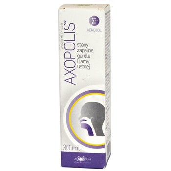 Axopolis, aerozol do stosowania w jamie ustnej i gardle, 30 ml