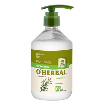O`Herbal, orzeźwiający balsam do ciała, werbena, 500 ml