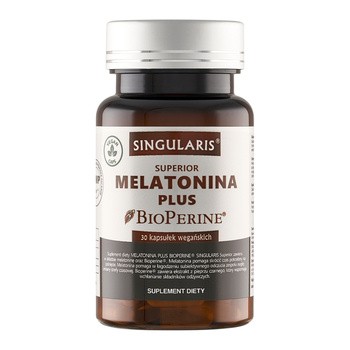 Singularis Superior Melatonina Plus BioPerine, kapsułki, 30 szt.