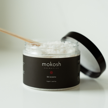 Mokosh, sól do kąpieli i peelingu Żurawina, 600 g