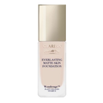 Claresa Care All Day Everlasting Matte Skin Foundation, podkład matująco-wygładzający, Light Beige, 32 ml