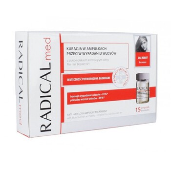 Farmona Radical Med, kuracja przeciw wypadaniu włosów dla kobiet, 5ml, 15 ampułek