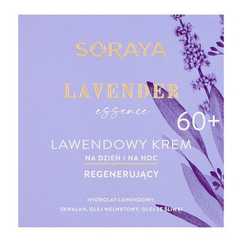 Soraya Lavender Essence, krem regenerujący 60+, 50 ml