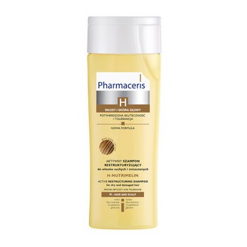 Pharmaceris H Nutrimelin, aktywny szampon restrukturyzujący do włosów suchych i zniszczonych, 250 ml