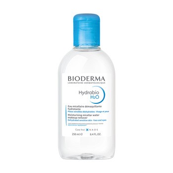 Bioderma Hydrabio H2O, nawilżająca woda micelarna do oczyszczania twarzy i zmywania makijażu, 250 ml