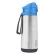 B.box, butelka termiczna sportowa, z ustnikiem, 500 ml, Blue Slate, 1 szt.