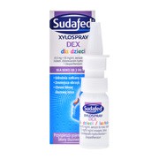 alt Sudafed Xylospray DEX dla dzieci, 0,5mg+50mg/ml, aerozol do nosa,10ml