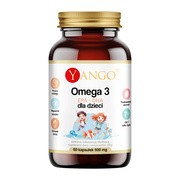 Yango Omega 3 EPA + DHA dla dzieci, kapsułki, 60 szt.        