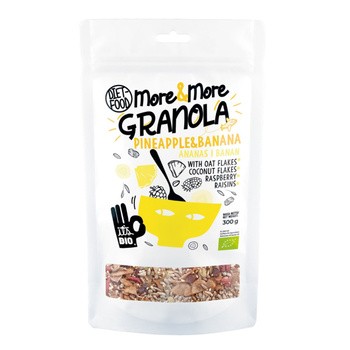 Diet-Food, Bio Granola More&More, Ananas i Banan, 300 g