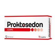 Proktosedon, czopki doodbytnicze, 12 szt.