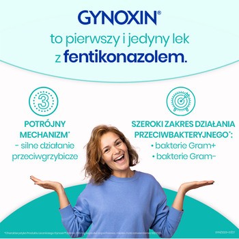 Gynoxin Optima, 200 mg, kapsułki dopochwowe, miękkie, 3 szt.