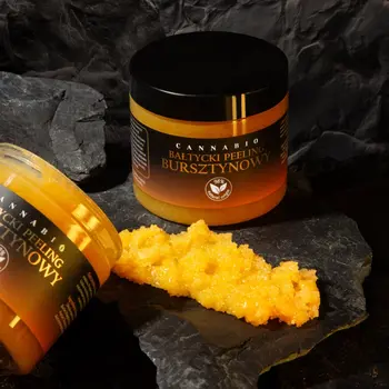 CannaBio, Bałtycki Peeling Bursztynowy, 250 g