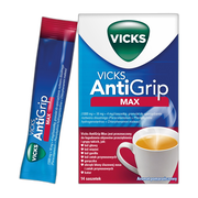 Vicks AntiGrip Max, granulat do sporządzania roztworu doustnego, 14 sasz.