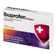 Ibuprofen Aflofarm, 200 mg, tabletki drażowane, 20 szt.