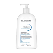 Bioderma Atoderm Intensive Gel moussant, łagodny żel oczyszczający i natłuszczający, 1 l