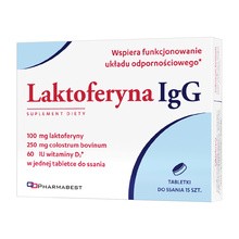 Laktoferyna IgG, tabletki do ssania, 15 szt.