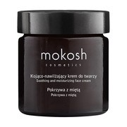 Mokosh, kojąco-nawilżający krem do twarzy, pokrzywa z miętą, 60 ml        