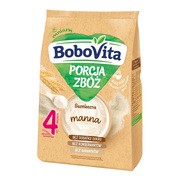 BoboVita Porcja Zbóż, kaszka bezmleczna, manna, 4 m+, 170 g https://azcdn.doz.pl/image/d/product/895098d4-scale-180x180.png