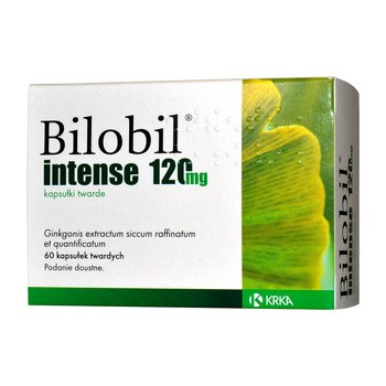 Bilobil Intense, 120 mg, kapsułki twarde, 60 szt.