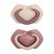 Canpol Babies, smoczek silikonowy, symetryczny, Pure Color, 0-6m, pink, 2 szt.