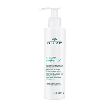 Nuxe Aroma Perfection, głęboko oczyszcający żel do mycia twarzy, skóra mieszana/tłusta, 200 ml