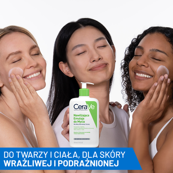 CeraVe, nawilżająca emulsja do mycia dla skóry normalnej i suchej, 236 ml