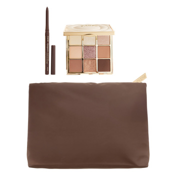 Zestaw Świąteczny Paese Brownie Eyes Set, Selfglow, paleta cieni Nude, 12,5 g + Eyegasm, kredka do oczu, kajal brown, 0,35 g