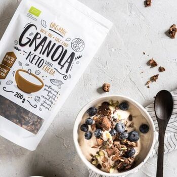 Diet-Food, Bio Granola Keto, Kakao, 200 g