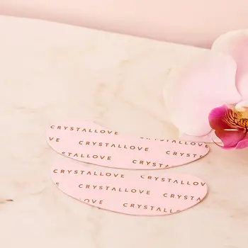 Crystallove, silikonowe płatki pod oczy, wielorazowe, 4 szt.