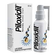 Piloxidil, 2%, płyn na skórę głowy, 60 ml