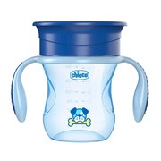 Chicco, Kubek 360⁰ do samodzielnego picia, niebieski, 12 m+, 200 ml, 1 szt. https://azcdn.doz.pl/image/d/product/2e84f6c6-scale-180x180.png