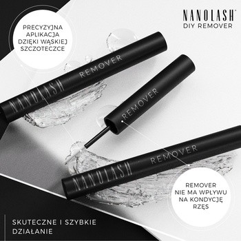 Nanolash DIY Remover, preparat do usuwania sztucznych rzęs, 5 ml