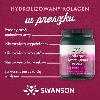 Swanson Hydrolizowany kolagen w proszku, proszek, 454 g