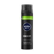 Nivea Men, żel do golenia z aktywnym węglem, Deep, 200 ml