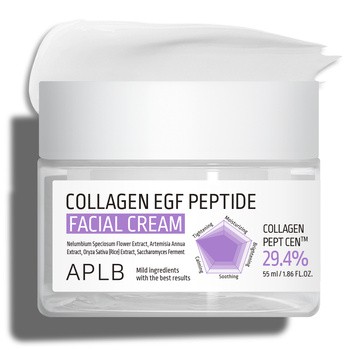APLB Collagen EGF Peptide Facial Cream, krem ujędrniający do twarzy z kolagenem i peptydami EGF, 55 ml