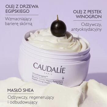 Caudalie Vinotherapist, wegańskie masło do ciała uzupełniające lipidy, 250 ml