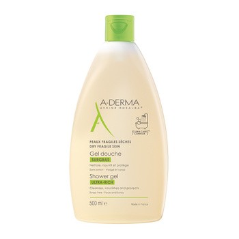 Aderma Surgras, żel pod prysznic, ultra bogata konsystencja, 500 ml